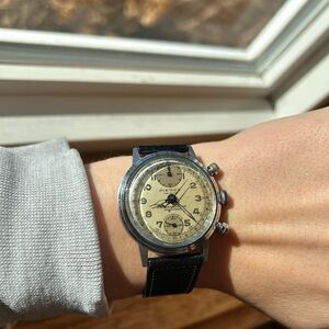 Vintage 1940s Pierce Chronograph - Swiss Made